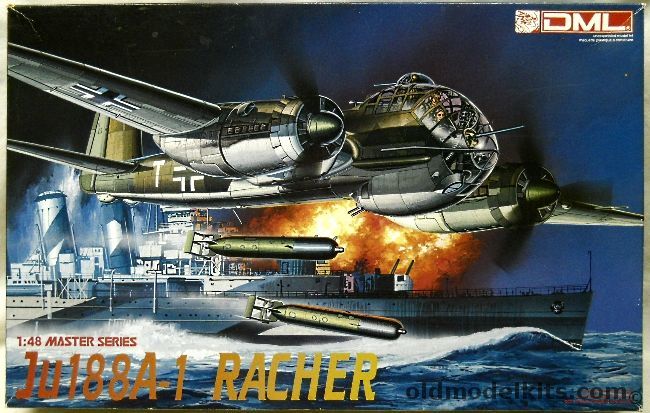 DML 1/48 Ju-188 A-1 Racher - Master Series - (Ju188A1), 5517 plastic model kit